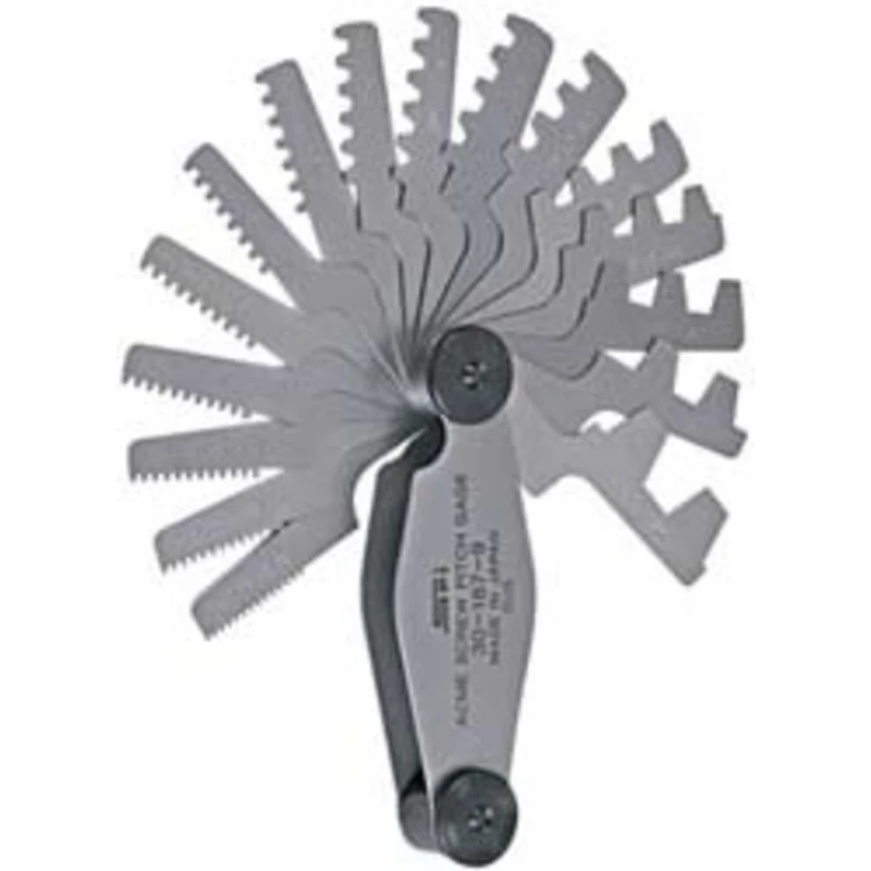 SPI , 16 Leaf, 1 to 12 TPI Range, Stainless Steel Screw Pitch Gage - 30-187-9